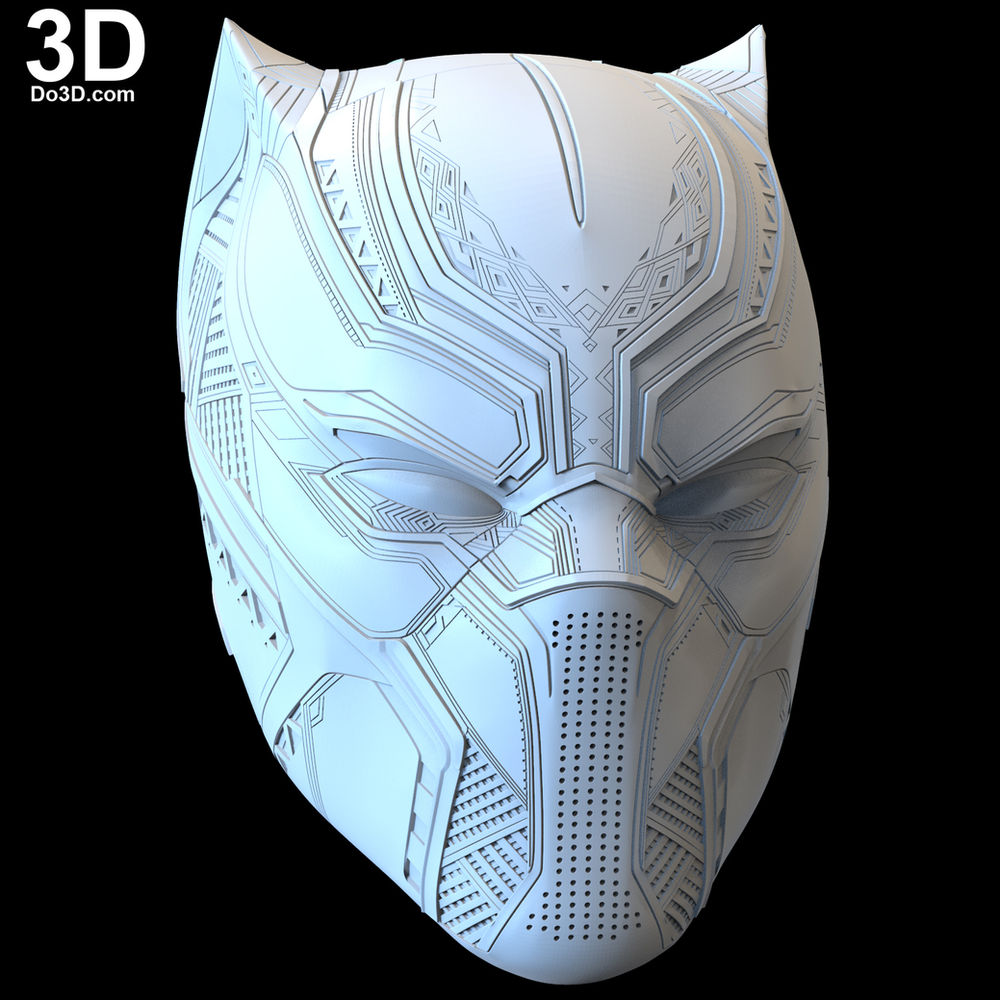 FREE 3D Printable Model: Black Panther Civil War Classic Helmet by Do3D ...