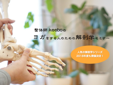 2018年度 ヨガをする人のための解剖学セミナー