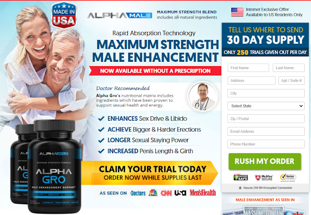 Alpha Gro Male Enhancement – Perfect Men Supplement With Natural Ingredients content media