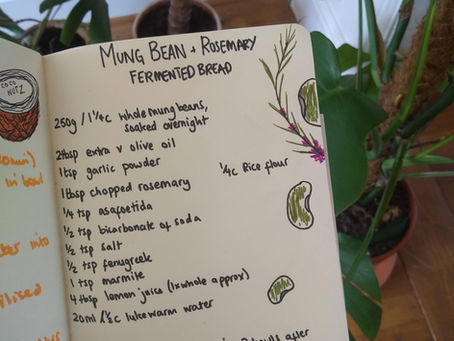 Mung Bean & Rosemary Fermented Bread