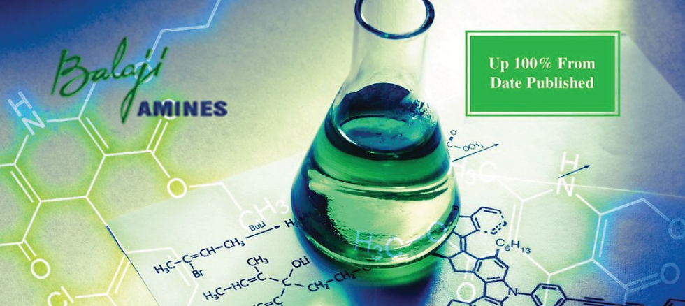 Balaji Amines Stock Research.