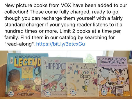 New Picture Books from VOX