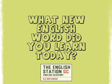 Have you learnt a new English word today?