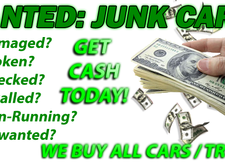 Junk Car Removal-Fast and Easy Way to Sell a Vehicle