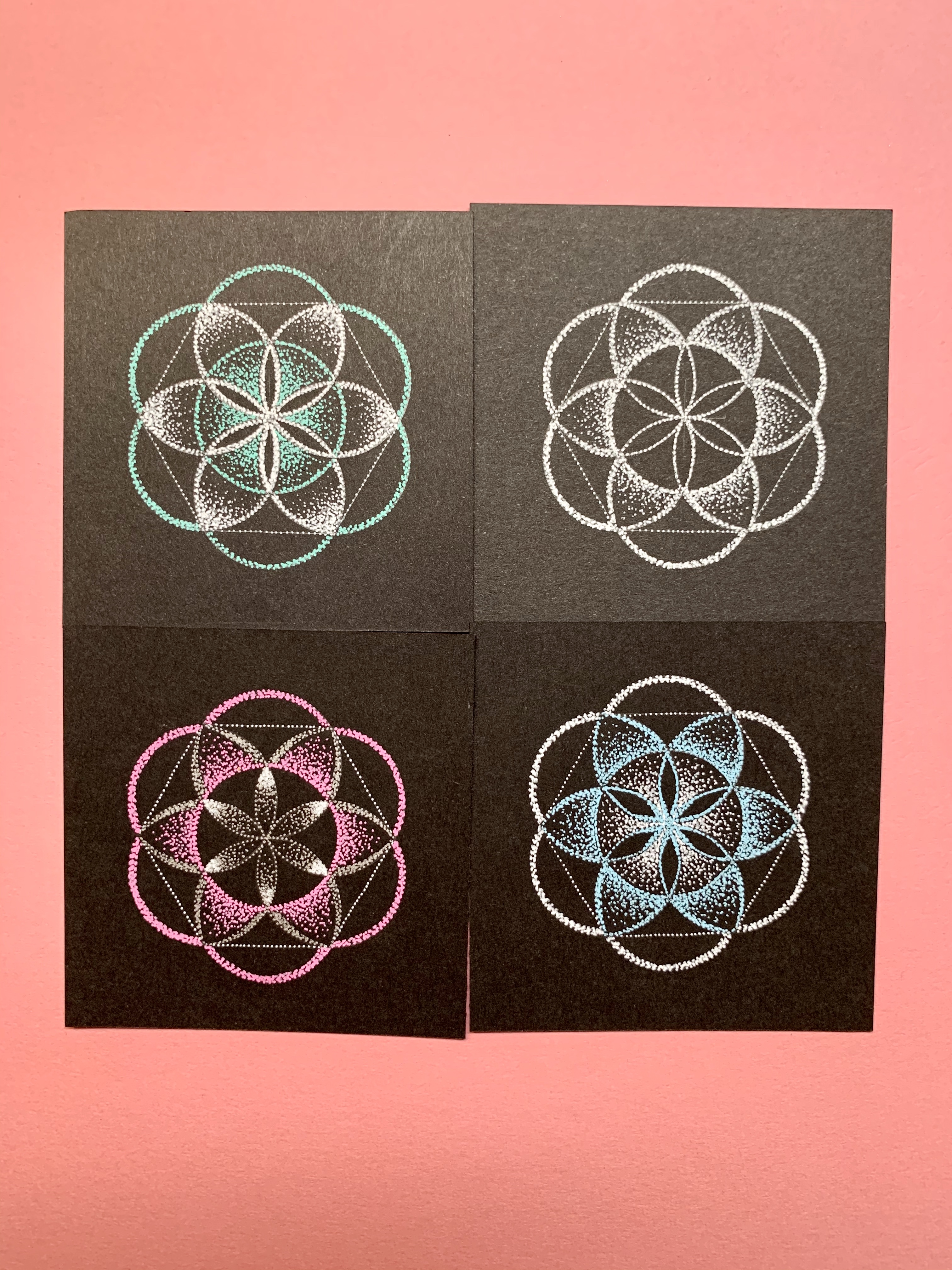 zoomでミニ点描画体験講座 content media