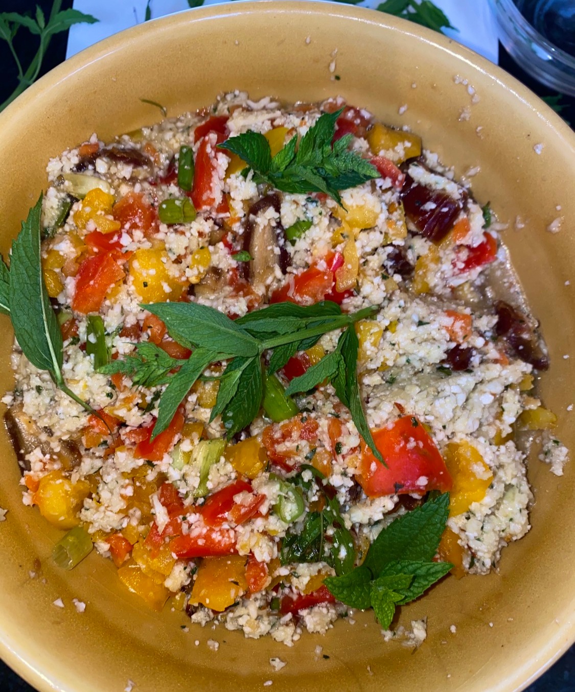 Cauliflower 'Couscous' Salad