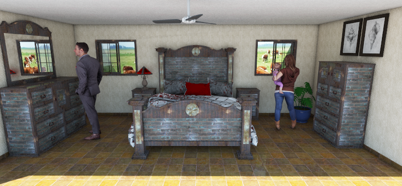 Santo Domingo Bedroom Texas Star