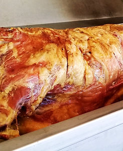 Delish Lamb on the spit by Thymekitchen in Cape Town