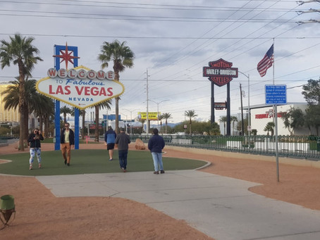 Walking through Las Vegas during the coronavirus pandemic