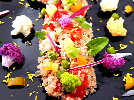 Quinoa multicolor: Avocado e verdure, la salute in tavola