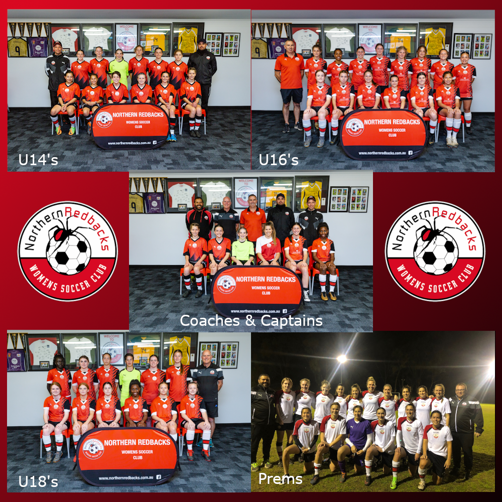 Picture of Redbacks teams taking part in 2019 Cup Finals