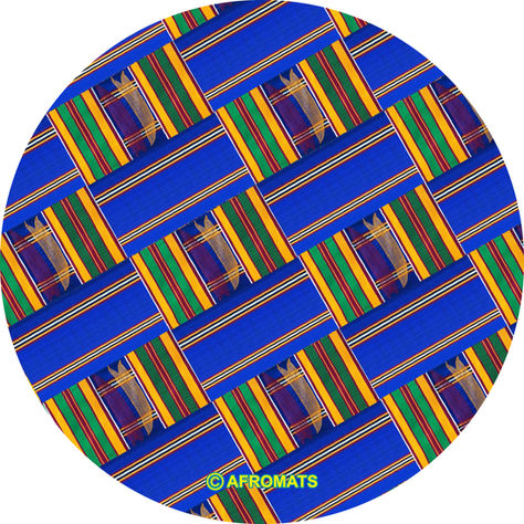 Afromats Royal Blue Kente slipmat arrives in time for the festive season