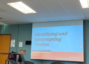 ‘Complementary Sexism’, ‘Hierarchy of Harm’ Discussed at “Interrupting Sexism” Workshop