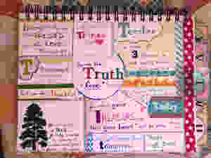 "T" page in my Bible Quilt