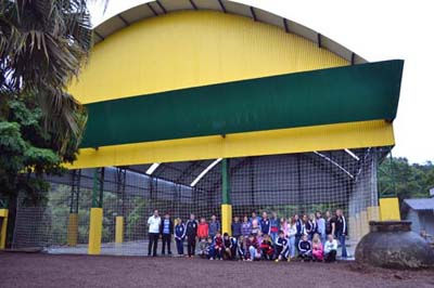 Quadra coberta será inaugurada no dia 22