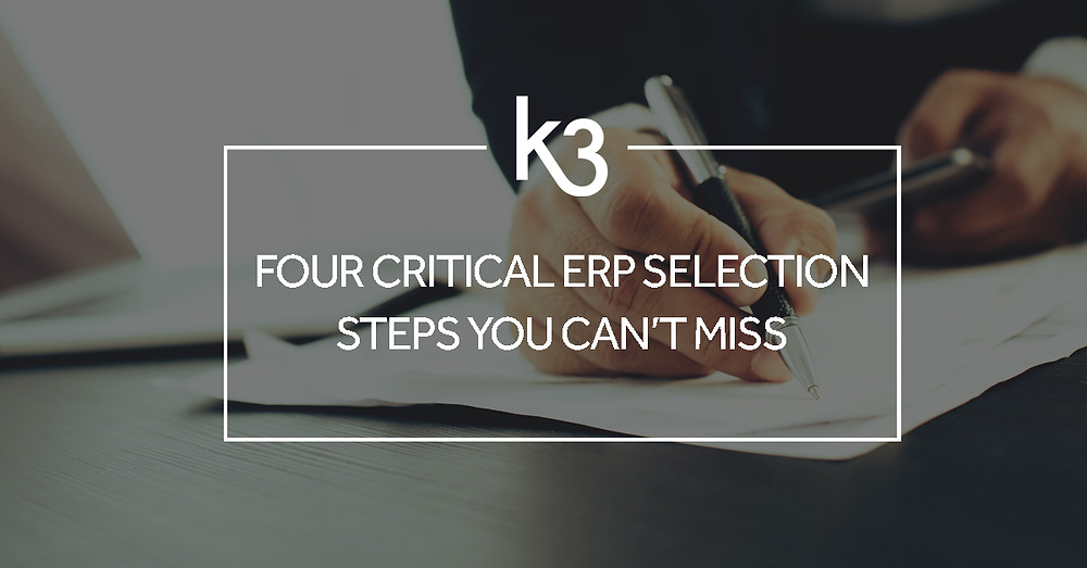four critical ERP selections steps you can't miss