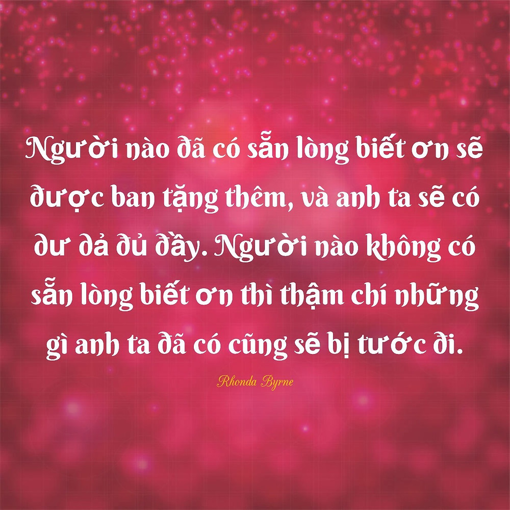 Phép màu - lòng biết ơn