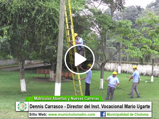 Inst. Mario Ugarte listo para matricular a los jóvenes cholomeños que quieran optar por una carrera.