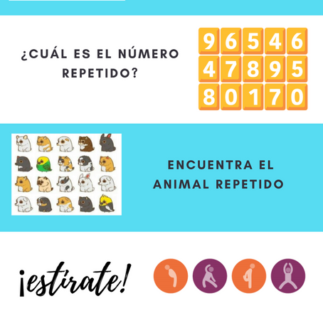 Arriba ese ánimo, pausa activa (Secundaria)
