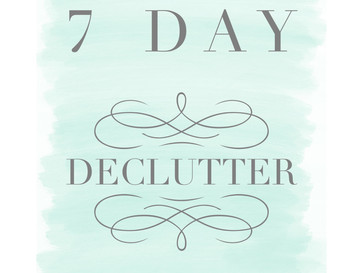 Happy New Year - the perfect time to de-clutter!