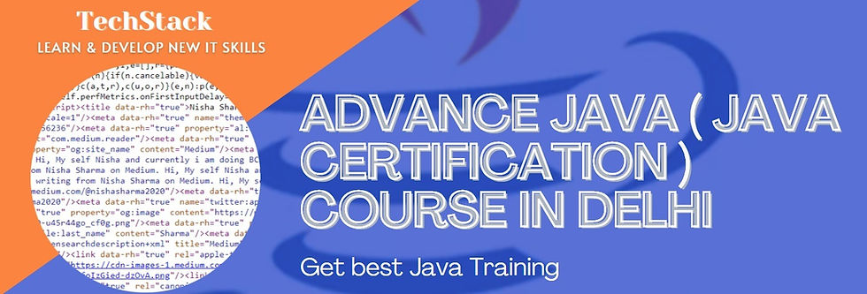 Nowadays What’s the importance of Advance Java Course in Delhi