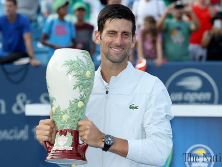 djokovic (srb) wins 80th title @ cincinnati