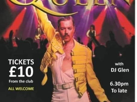 Majesty Queen Tribute Band, Performed at Seacroft Working Men's Club, In Leeds 13.4.19