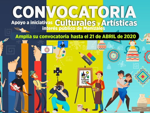 CONVOCATORIA DE APOYO A INICIATIVAS CULTURALES TIENE NUEVO PLAZO DE RECEPCIÓN DE PROPUESTAS