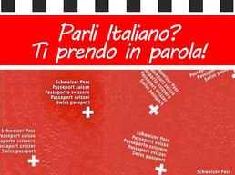 ''Parli italiano? Ti prendo in parola!''
