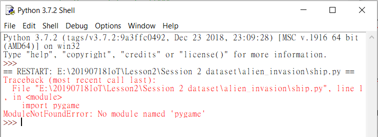 import pygame content media