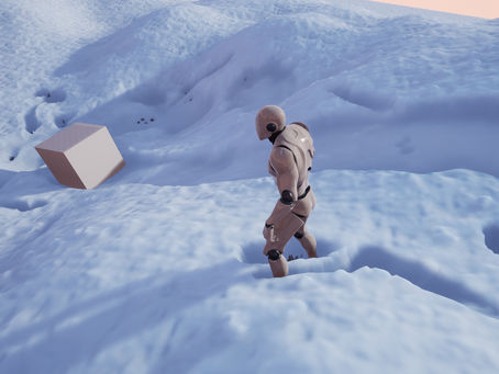 Surface Trails (with Snow Deformation example)