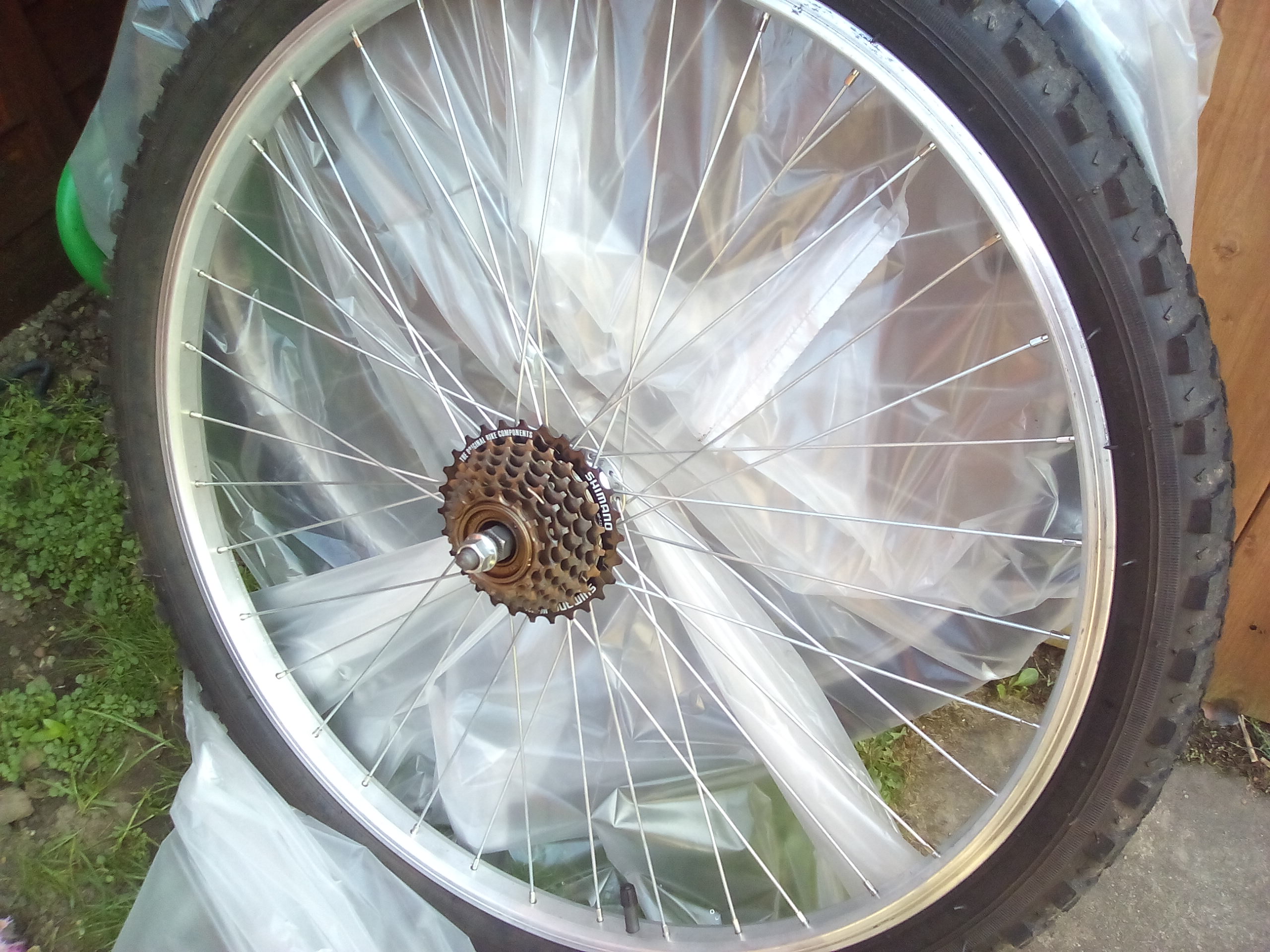 Front & Rear 26" wheels - new tyres £30 content media