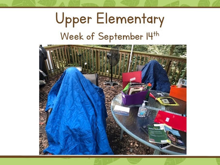 A month together in Upper El! (9/14-9/18)