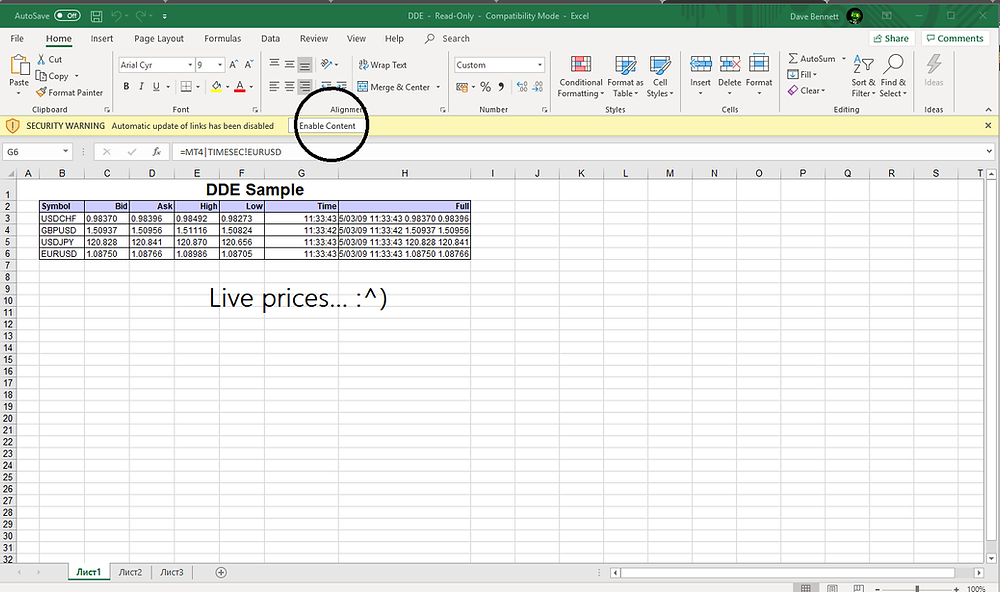How to Import Live Forex and CFD Data in Excel Using Our Add-In | TraderMade how to import forex data into excel
