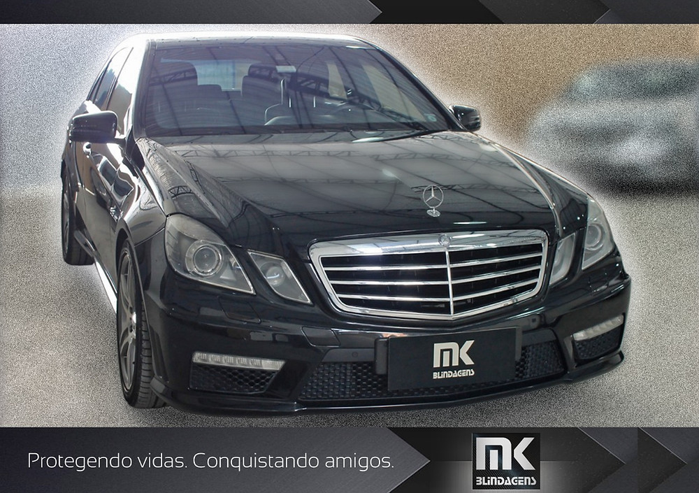 E63 AMG 2010 blindada | Vidros AGP B33 | Blindagem Cart |