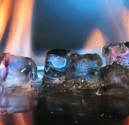China managed to issue a record amount of fire ice