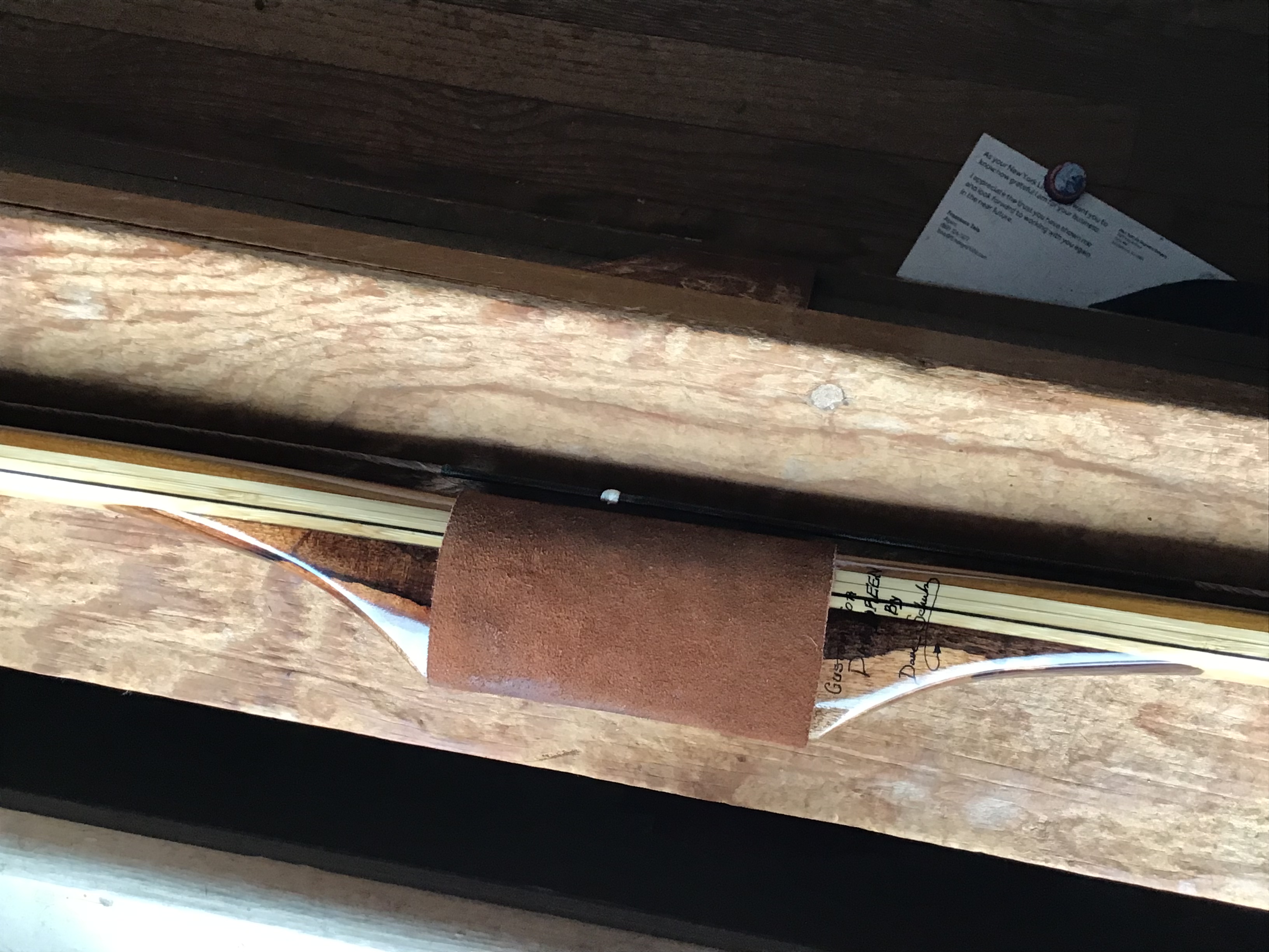 Dave Schulz longbow the sage $700 shipped right hand 68 inch 61@28 but marked51@28 Osage and bamboo content media
