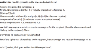 RSA implementation from your own using GUI