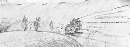 Mes Elèves sont formidables .7 / 10 /2020
Au crayon , un paysage ...