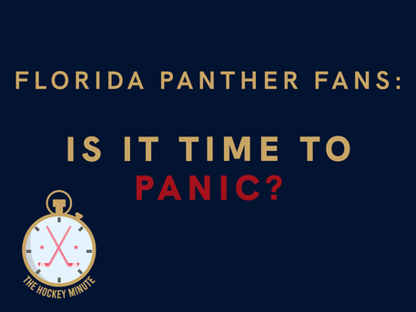 Florida Panther Fans: Is It Time To Panic?