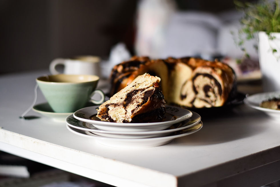 Chocolate Babka με σοκολατένιο fudge