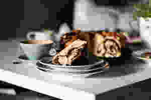 Babka με σοκολατένιο fudge