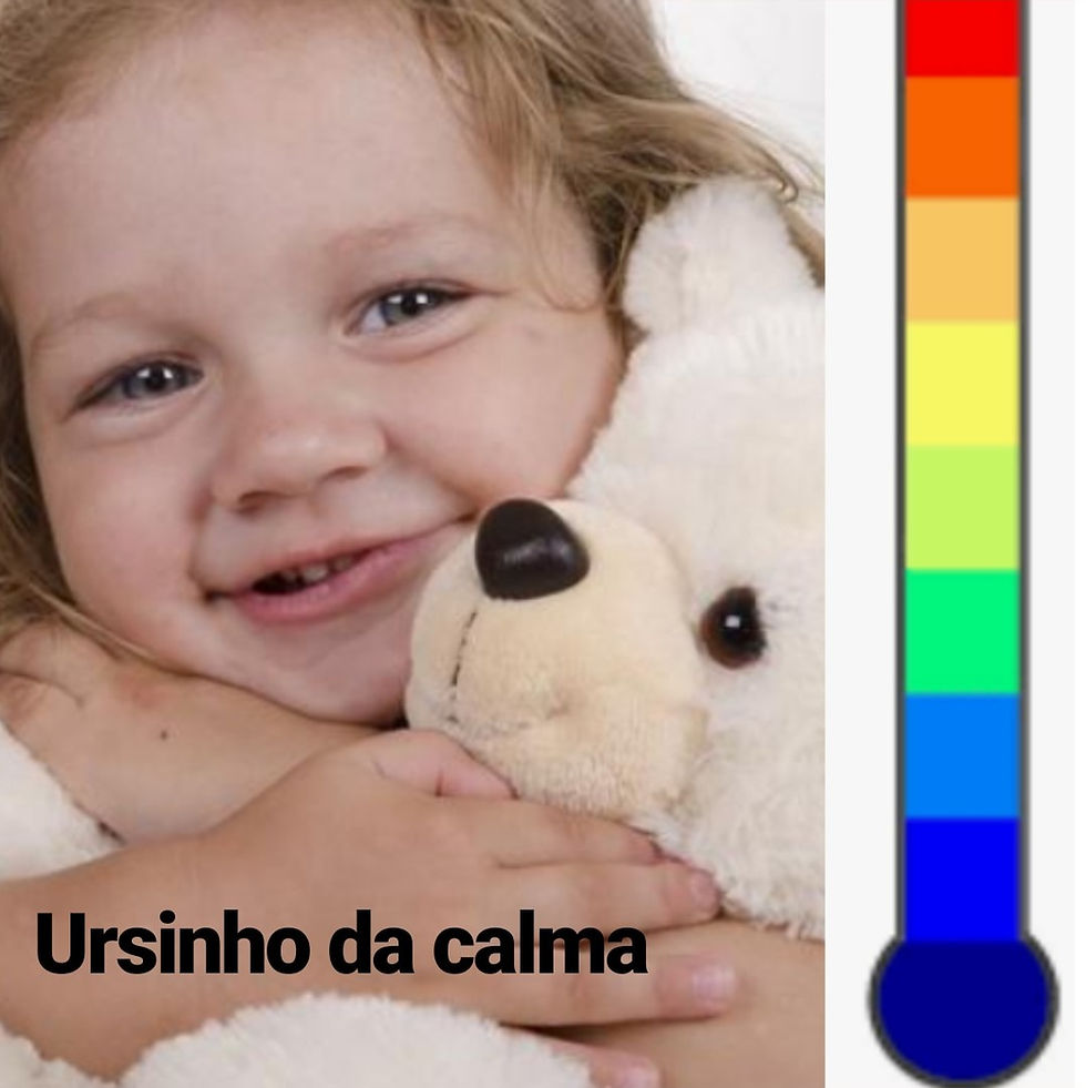 Ferramenta de Coaching Educativo original "O ursinho da calma". Para instalar a calma.