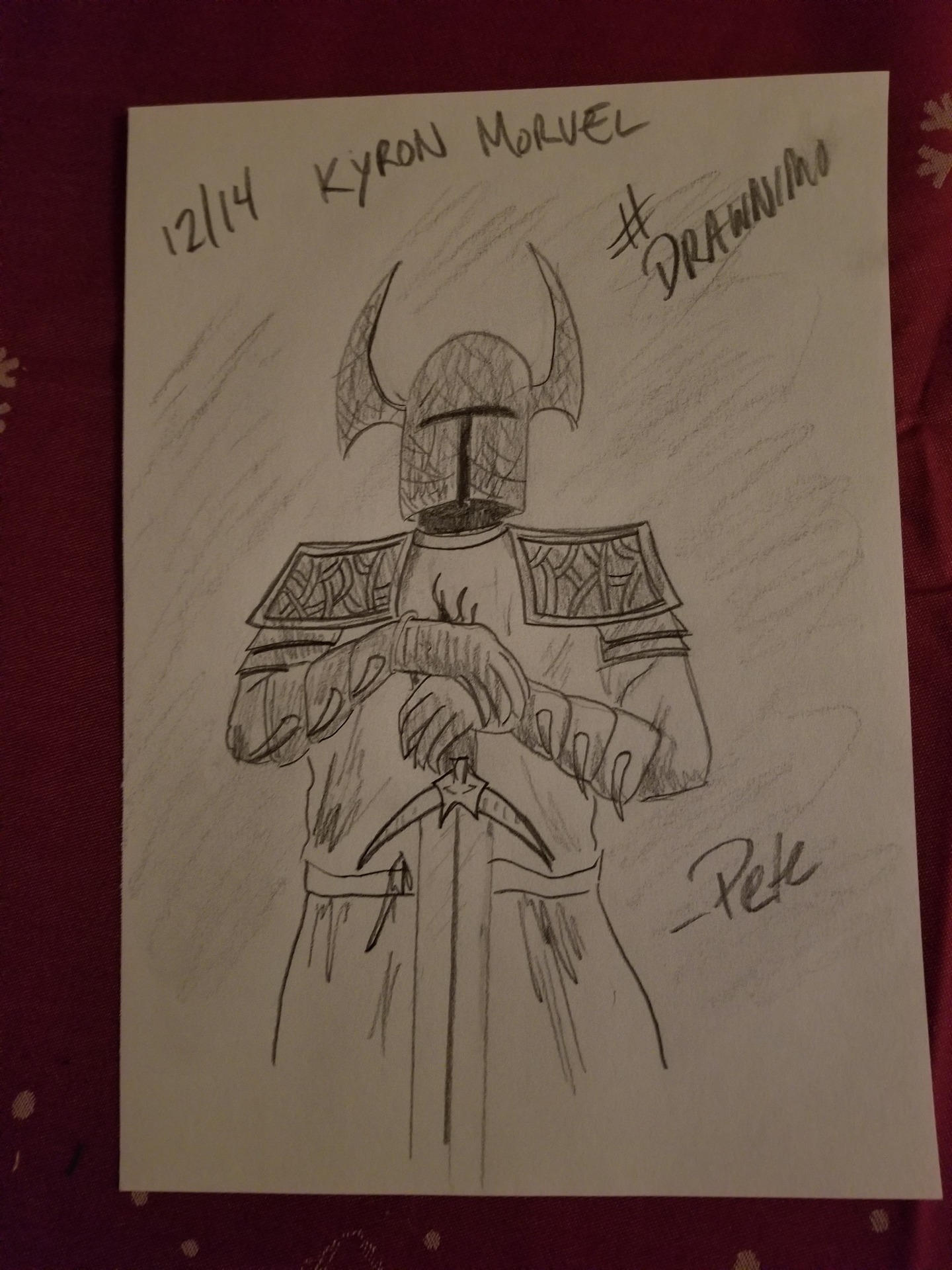 12/14 #drawnimo Kyron Morvel content media
