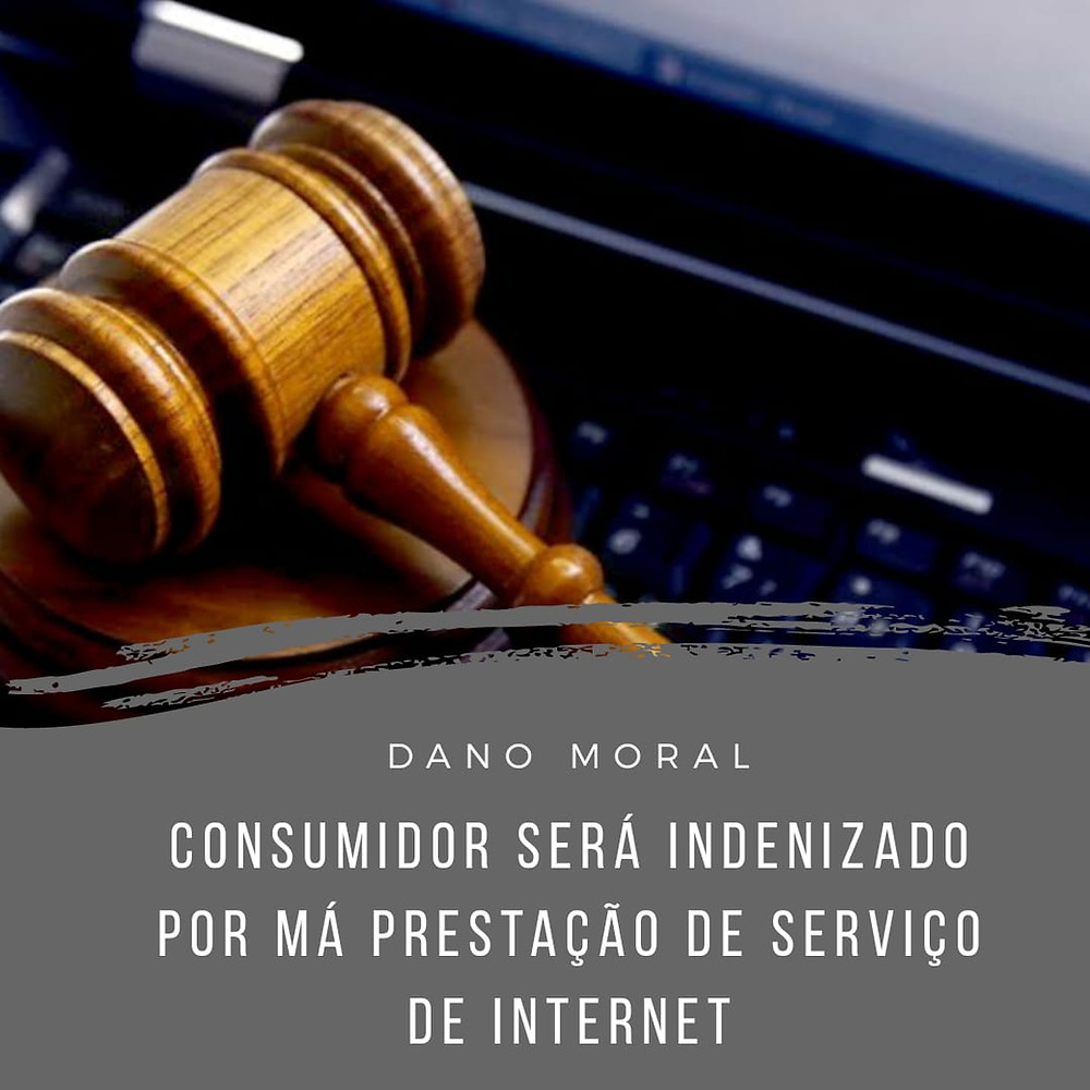 indenização dano moral falha serviço internet jurisprudência