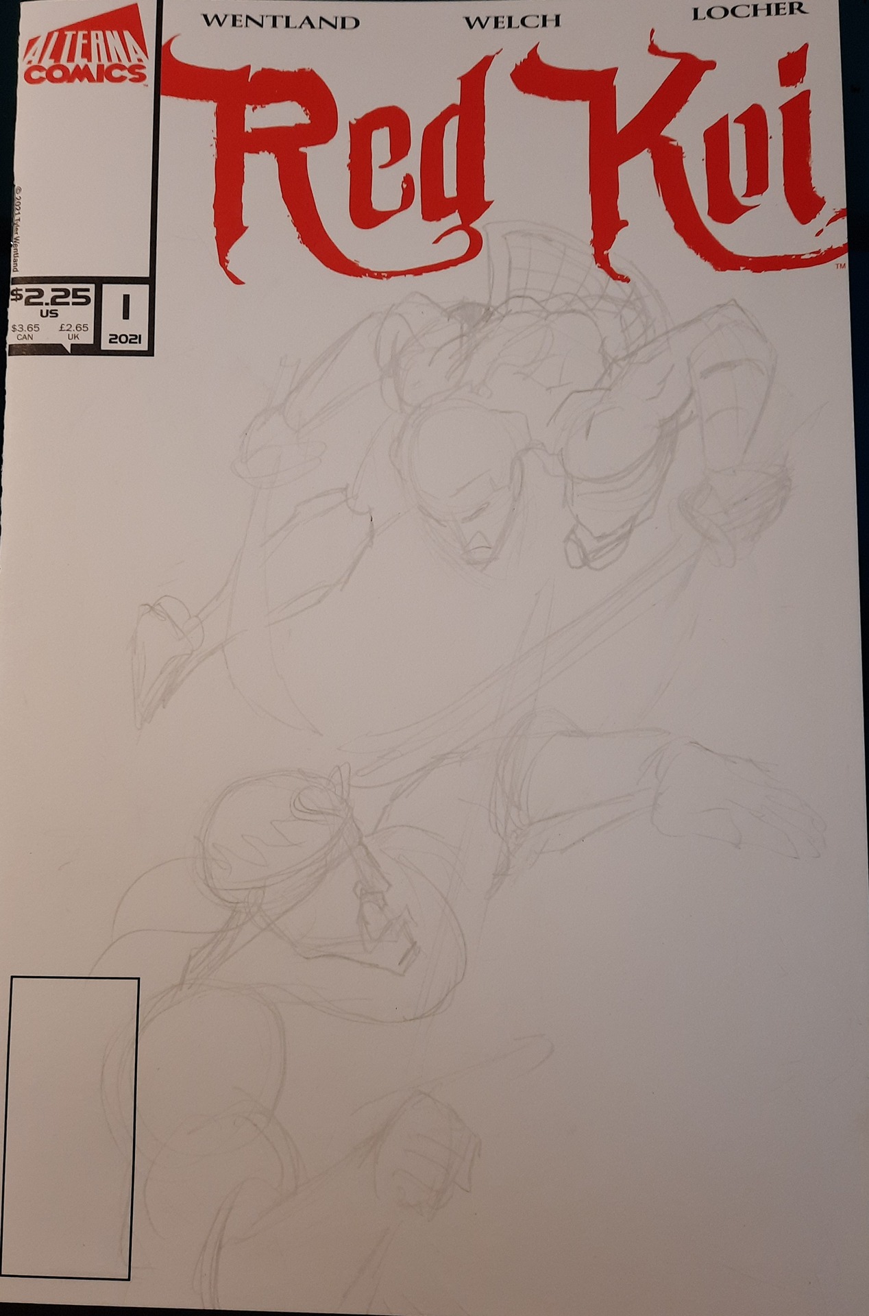 Red Koi Sketch Covers! content media