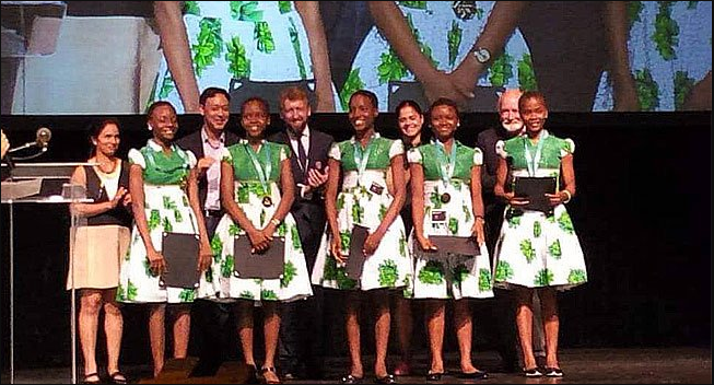 A team of Nigerian schoolgirls won a top Silicon Valley prize for a fake-drug detector content media