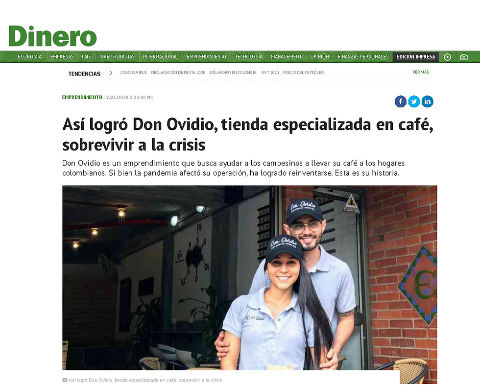 Así logró Don Ovidio, tienda especializada en café, sobrevivir a la crisis