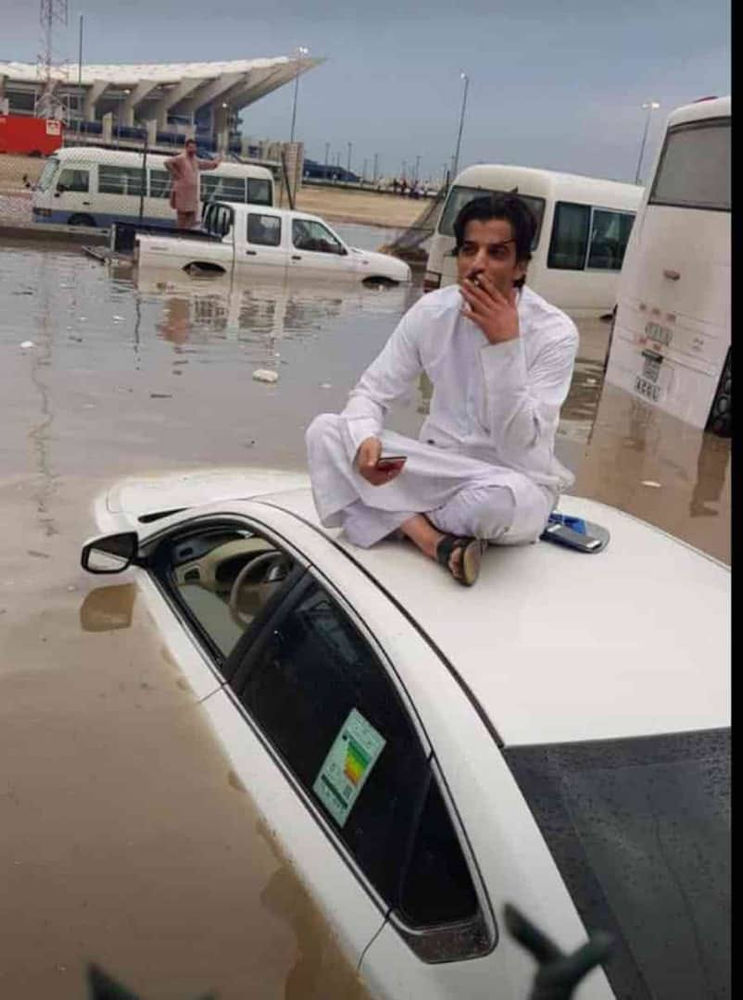 Floods & Snowfall in Kuwait 6/11/18