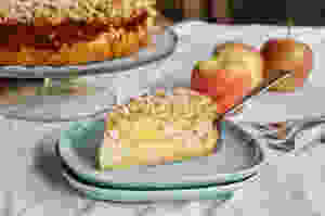 Apfel-Streusel-Käsekuchen mit Ingwer